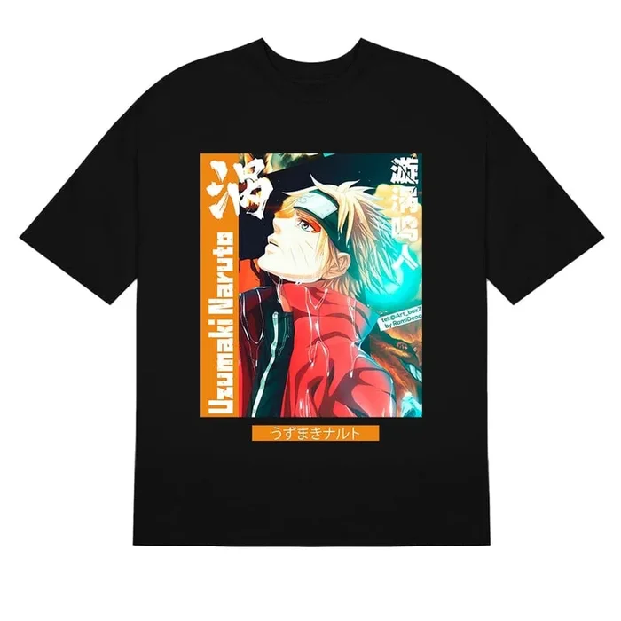 Uzumaki Naruto Action Pose T-Shirt | Chemise Anime de haute qualité