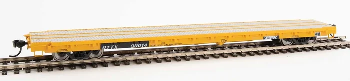 Walthers Mainline 910-5371 60′ Pullman Flatcar “Farm Machinery” TTX OTTX 90014