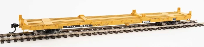 Walthers Mainline 910-5381 60′ Pullman Flatcar “Container Service” TTX VTTX 91121
