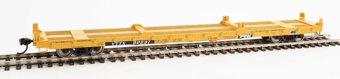 Walthers Mainline 910-5385 60′ Pullman Flatcar “Container Service” TTX VTTX 92297