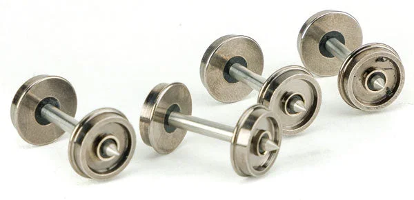Walthers Proto 920-2305 HO Scale 36″ Turned Metal Wheelsets with Metal Axles (100-Pack)