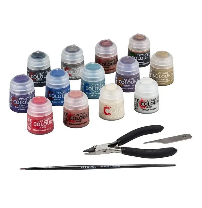 WARHAMMER 40,000 : PAINTS AND TOOL SET