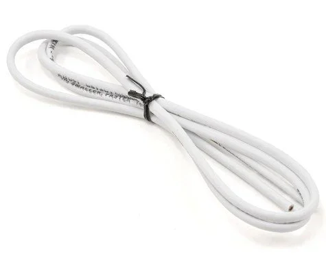 White 13awg Silicone Wire 3 feet (3′)