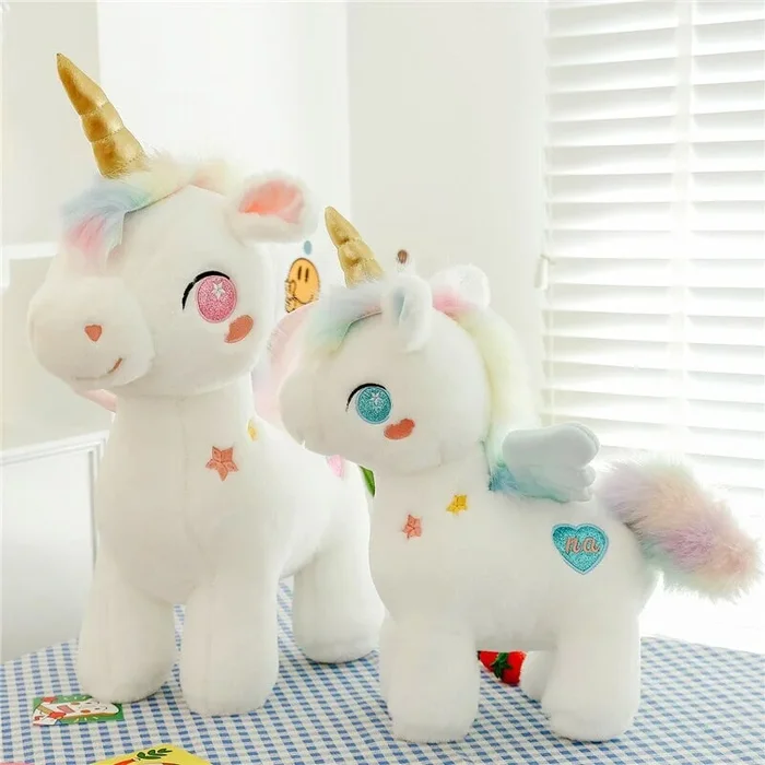 White Dreamy Unicorn Pony Plushie