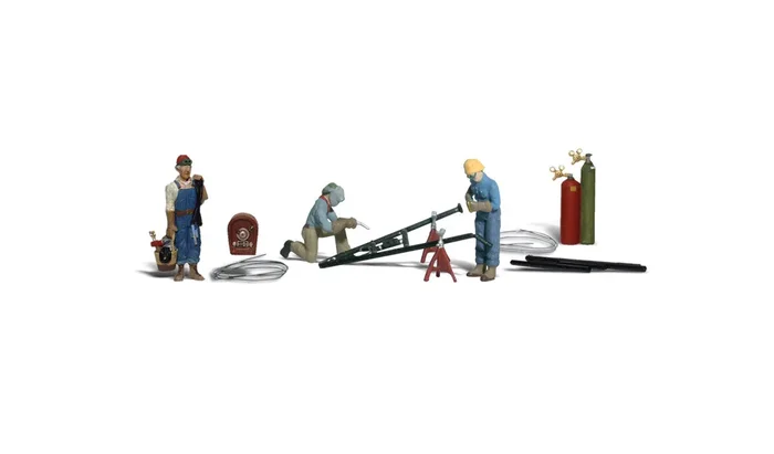 Woodland Scenics A1871 HO Scale Figures – Welders & Accessories