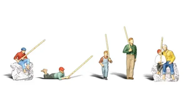 Woodland Scenics A1878 HO Scale Figures – Gone Fishing