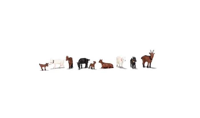 Woodland Scenics A1965 HO Scale Figures – Goats