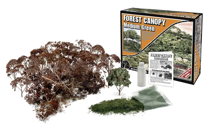 Woodland Scenics F1661 Forrest Canopy – Medium Green