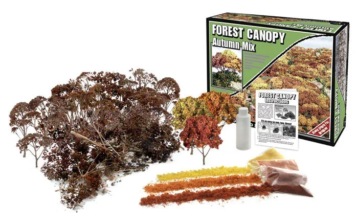 Woodland Scenics F1663 Forrest Canopy – Autumn Mix