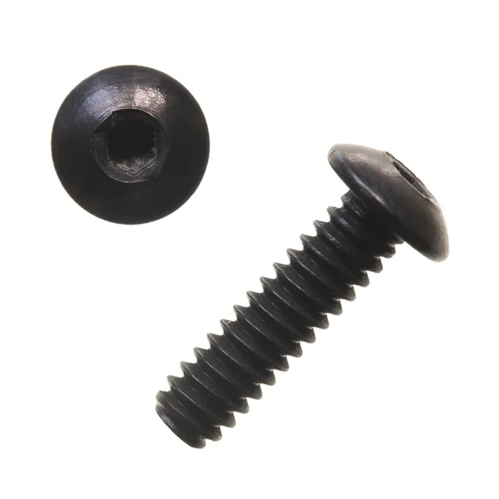 WORC WRC-440-14-B-A 4-40 x 1/4 Button Head Socket Screws Aluminum 7075 T6 Black (8 qty)