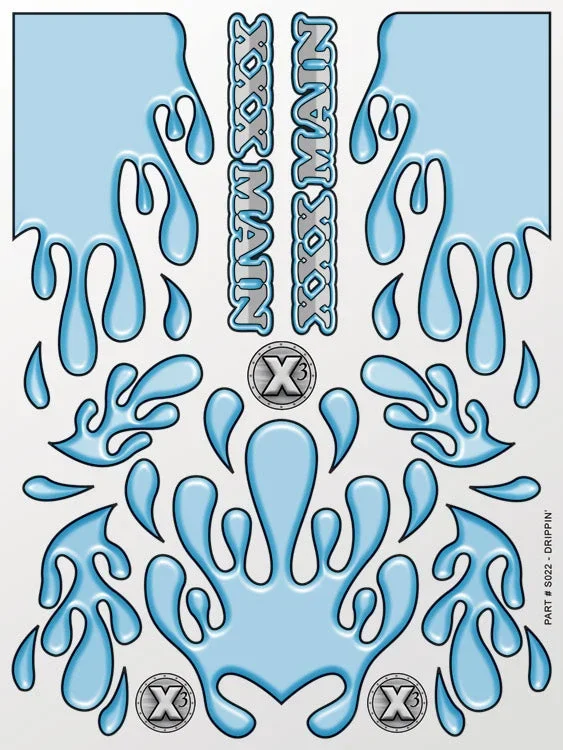 XXX Main Racing Drippin’ Sticker Sheet S022