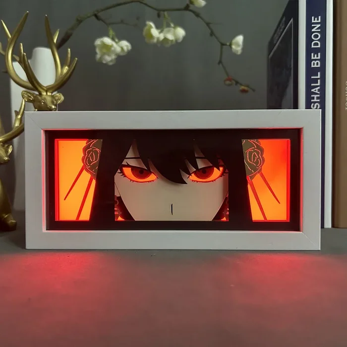 Yor Forger LED Light Box – SPY X Family 3D LAMP