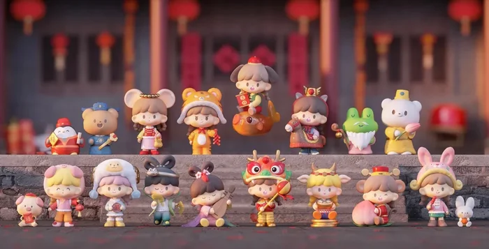 zZoton NEW YEAR IN APPLE VILLAGE Blind Box Series